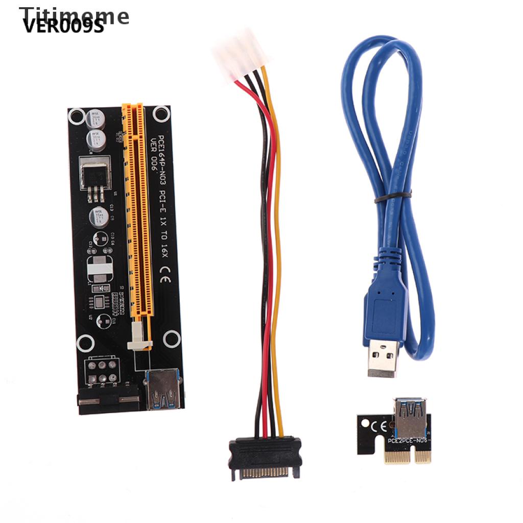 Dây Cáp Truyền Dữ Liệu Titimeme Ver009S Pci-E 1x Sang 16x Usb 3.0 60cm Vn