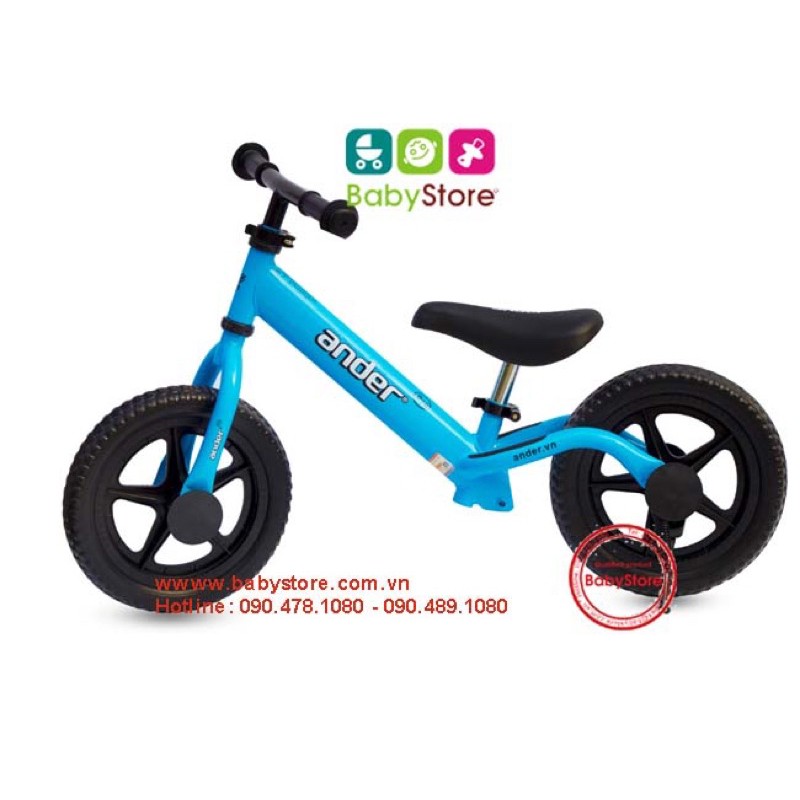 Xe thăng bằng cho bé Ander Pro kèm chân chống,mũ bảo hiểm, hoặc bộ bịt bảo vệ tay chân