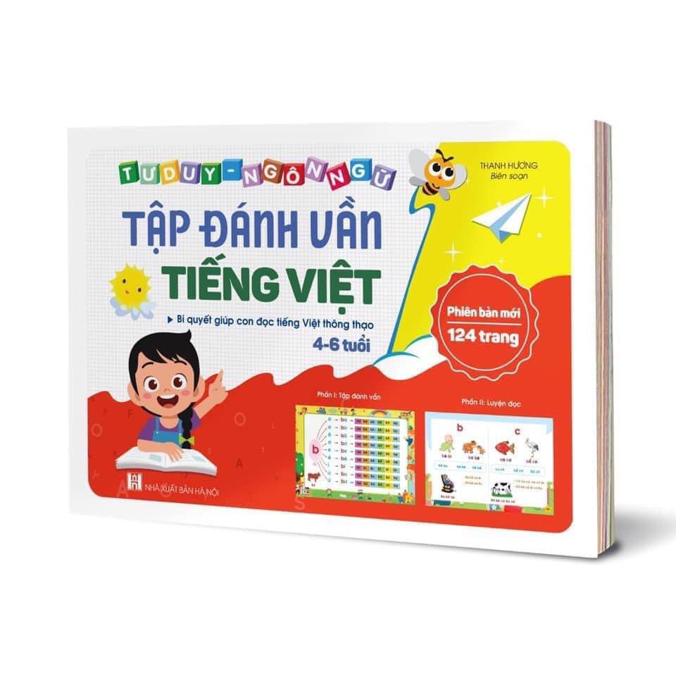 Sách Tập đánh vần Tiếng Việt cho bé 46 tuổi hành trang cho bé vào lớp 1