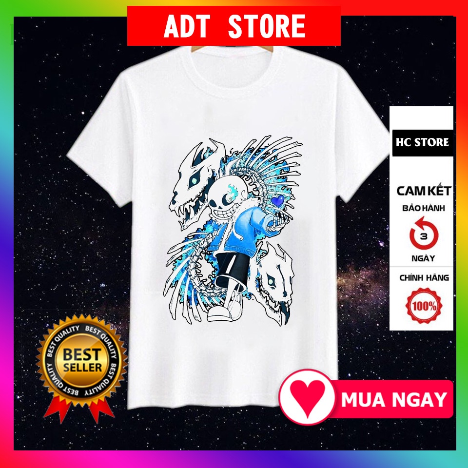 Áo Thun Bé Trai In Hình Game Undertale Sans mẫu độc chất hàng độc quyền cực HOT bán chạy