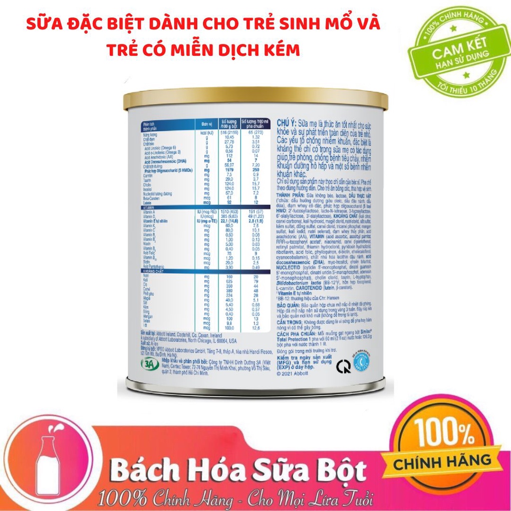 Sữa Bột Abbott Similac Total Protection số 1 (400g) (Date: 2025)