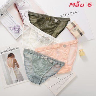 [SET 3 QUẦN LÓT NỮ CÁ TÍNH] Set quần lót cotton ren kiểu yếm thể thao, năng động (3 chiếc) NHIỀU MẪU