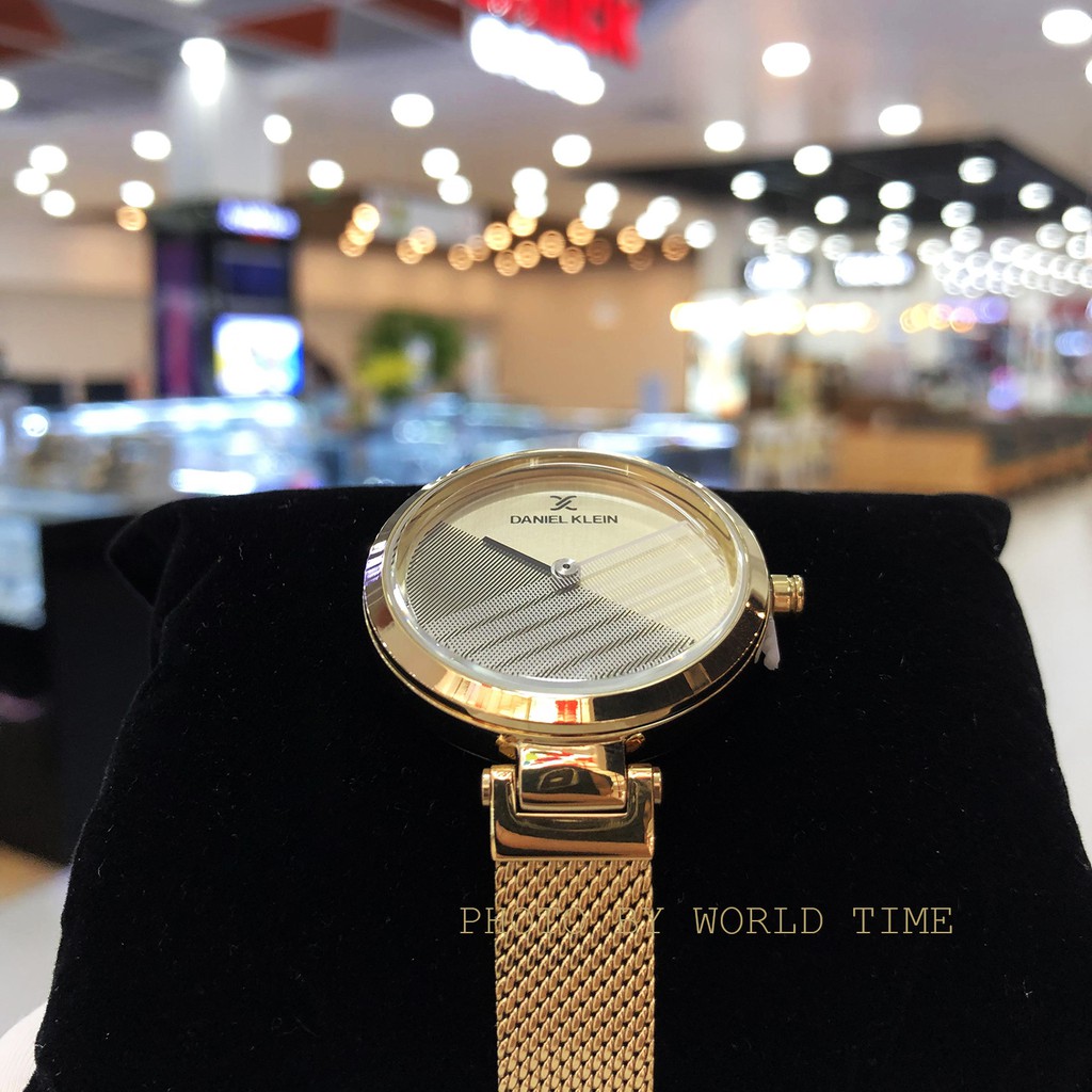 Đồng Hồ Nữ Daniel Klein DK.1.12356 Chính Hãng Full Box, Chống Nước, Dây Thép