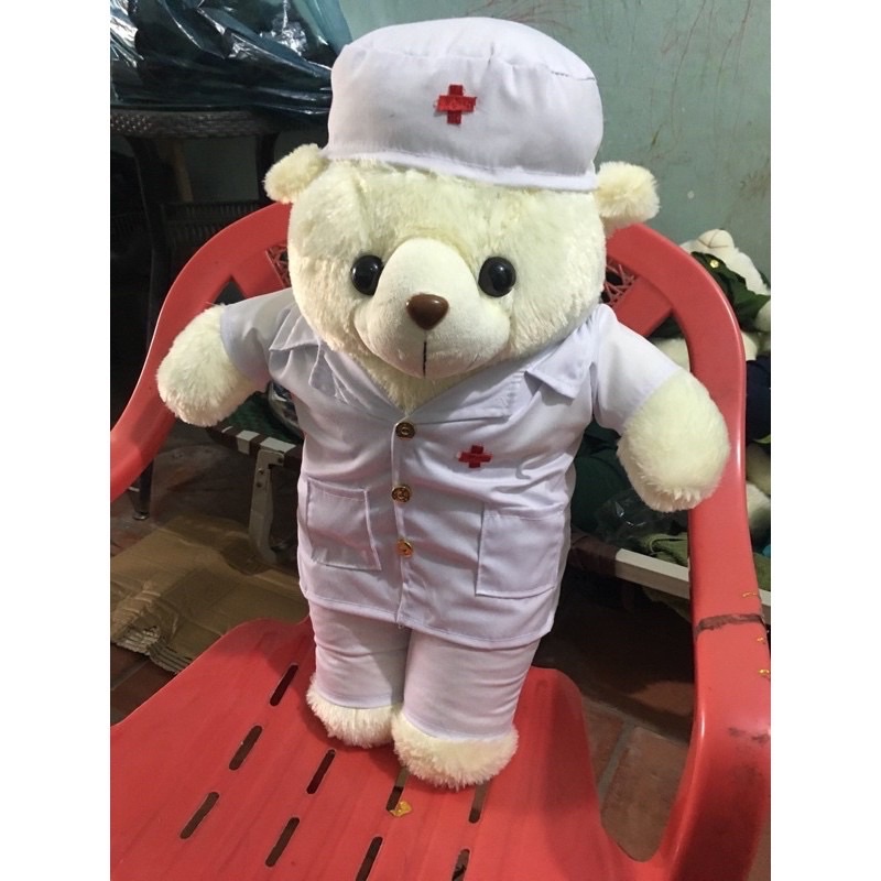 Gấu bông y tá, bác sĩ