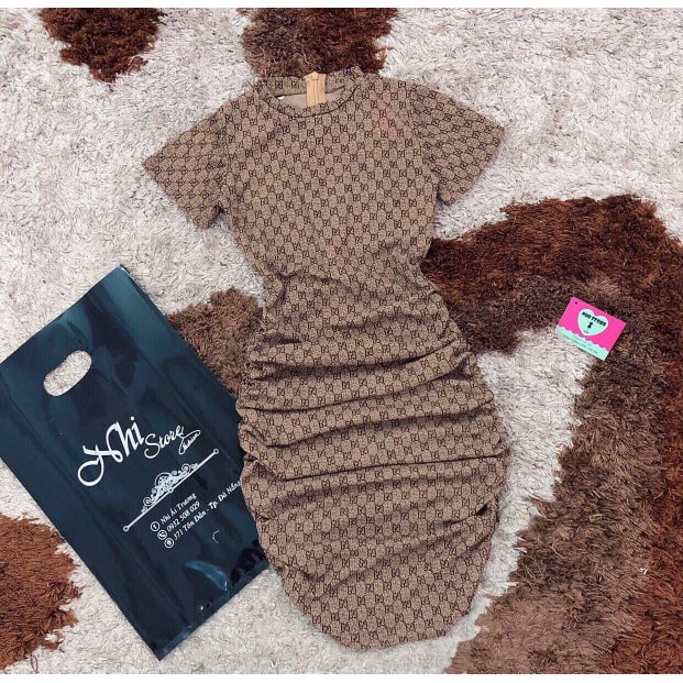 [Mẫu Mới]Đầm Họa Tiết Body Ôm Quyến Rũ Tinh Tế Thời Trang | BigBuy360 - bigbuy360.vn