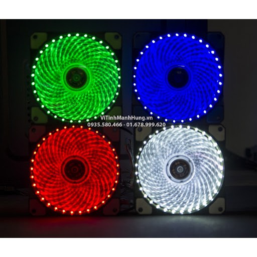 Fan led 33 bóng tản nhiệt cho case máy tính ARIGATO Đảm Bảo Chất Lượng