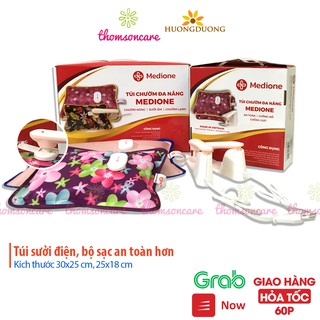 Túi sưởi nóng sạc điện Medione an toàn đa năng chườm chân, ấm tay giảm đau bụng kinh giữ nhiệt mùa đông cao cấp