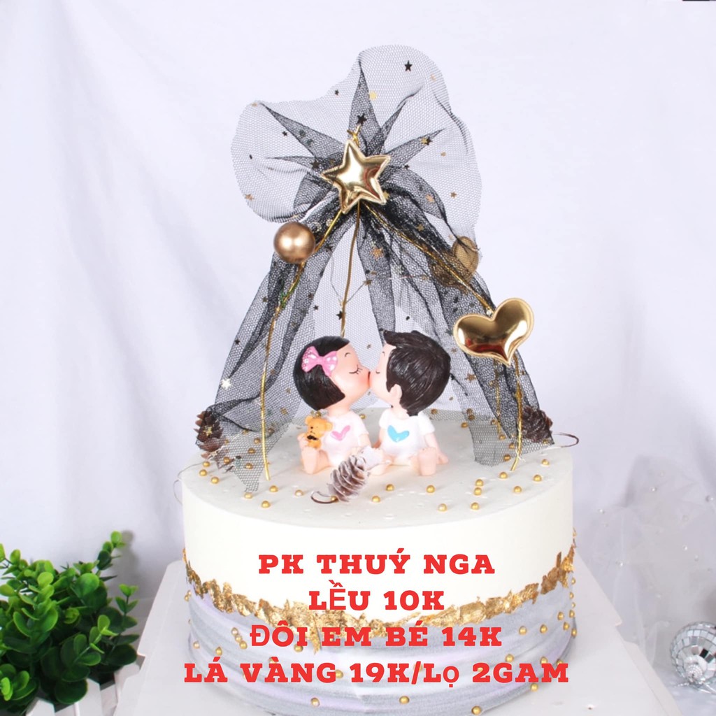 5 Đôi em bé hôn (màu trắng) (XẢ KHO)-Q4498