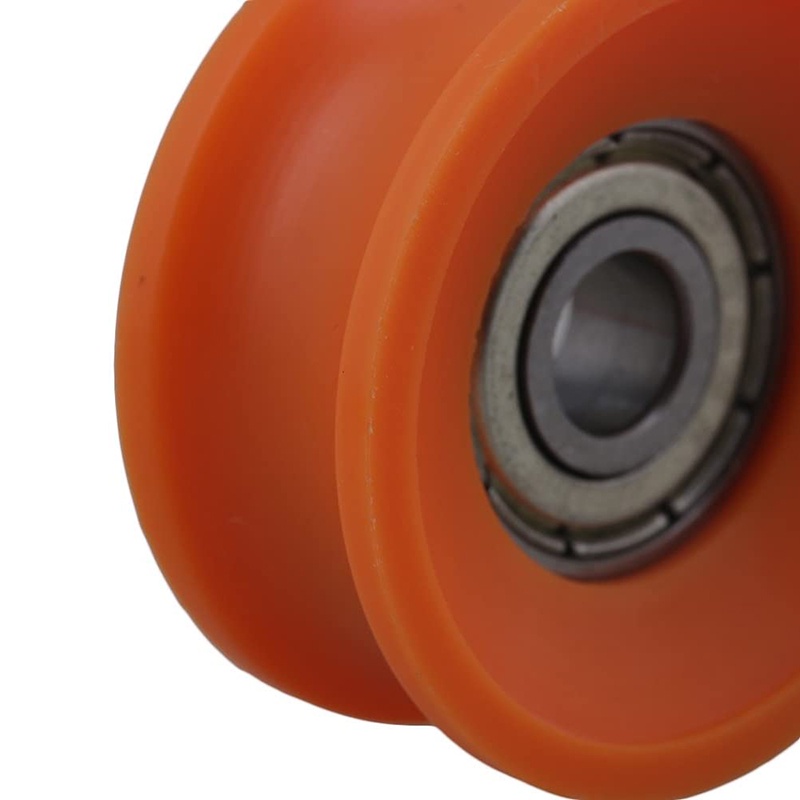 4 Vòng bi thép phủ nhựa 6X30X13mm 606ZZ rãnh chữ U sâu làm ròng rọc dẫn