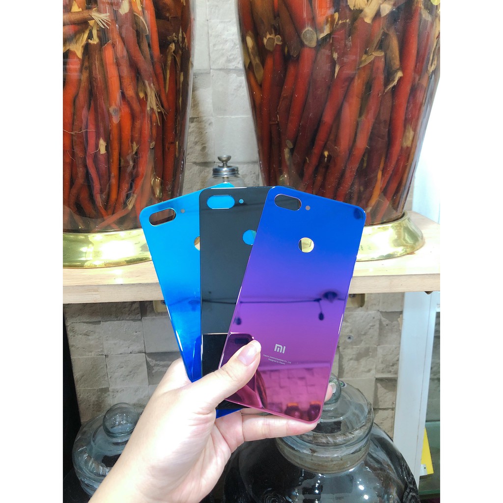 Nắp lưng xiaomi Mi8 lite nắp zin máy lắp rất khớp
