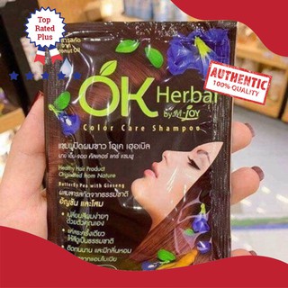 Gói gội nhuộm tóc Nhân sâm Ok Herbal - Thái lan 100% Thái.