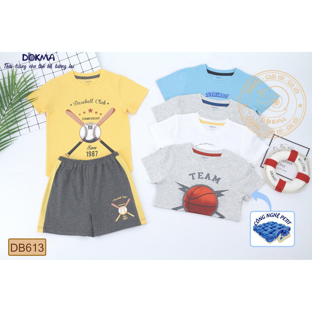 (1-5Y) Bộ cộc tay cotton - DOKMA