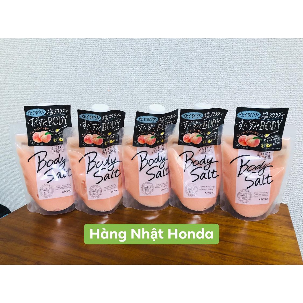 [Hàng Nhật Nội Địa] Muối tắm tẩy tế bào chết cơ thể JUICY CLEANSE 300g - Hương trái cây berry