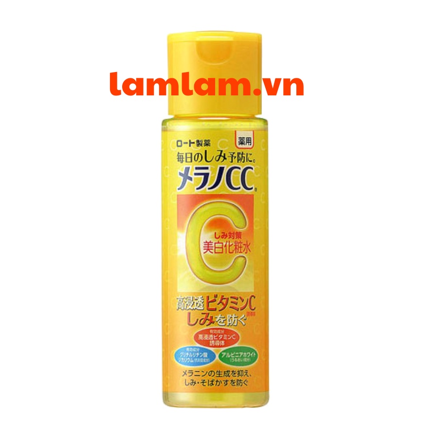 Nước hoa hồng Vitamin C - Rohto Melano CC Anti-Spot White Lotion 170ml