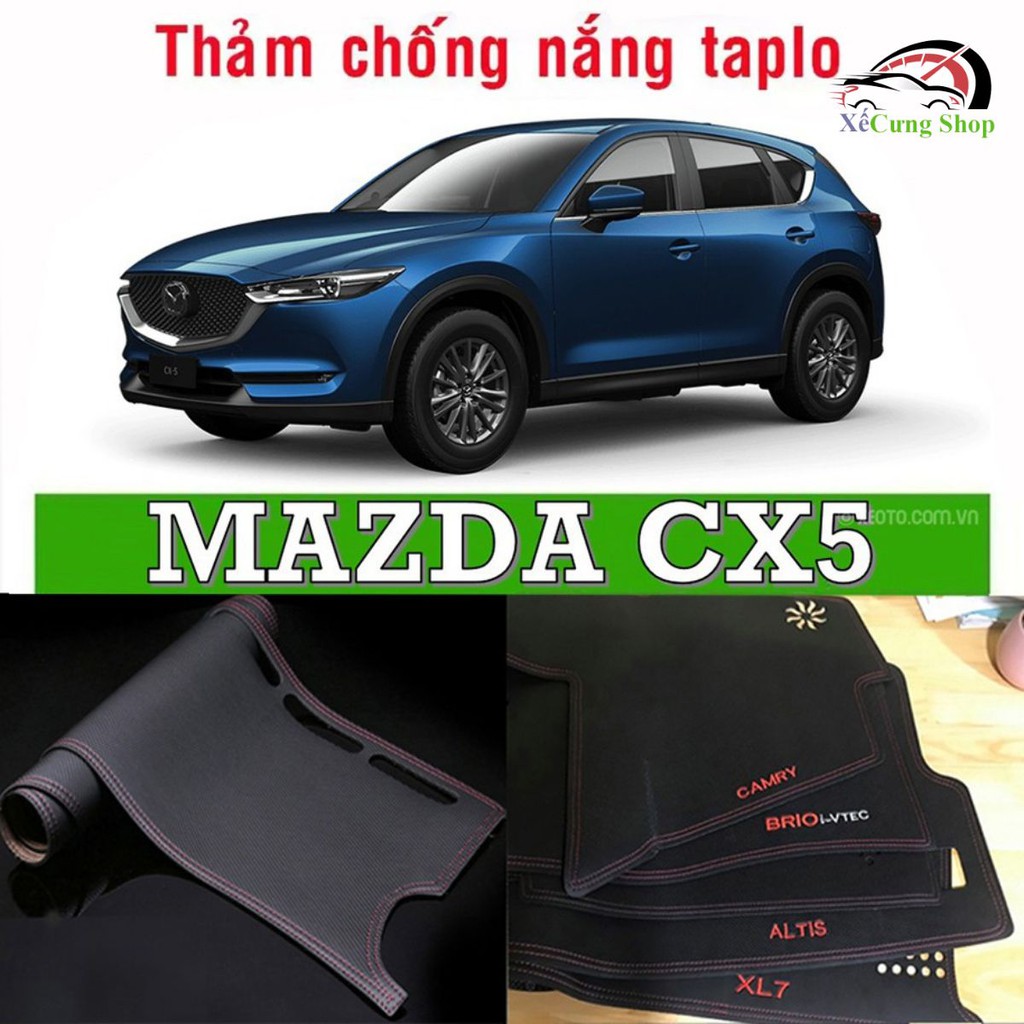 Thảm Taplo Da Carbon Xe Mazda CX5 Đời 2017-2020