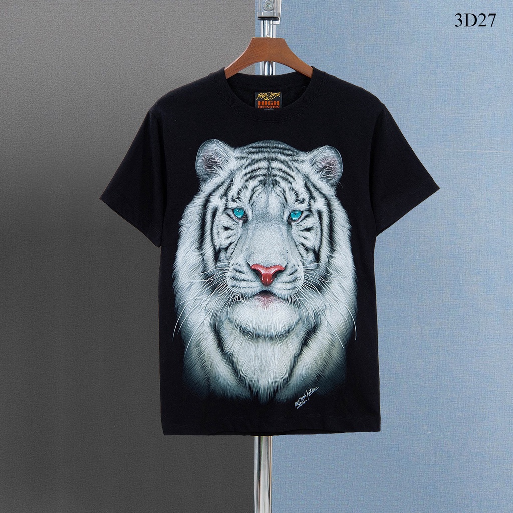Áo phông nam nữ, áo thun in 3D Thái Lan hình in cao cấp ảnh thật chất cotton - A3D27