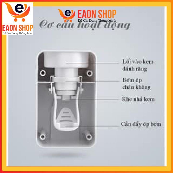 Bộ Nhả Kem Đánh Răng Tự Động Nhà Tắm Thông Minh Dán Tường OENON