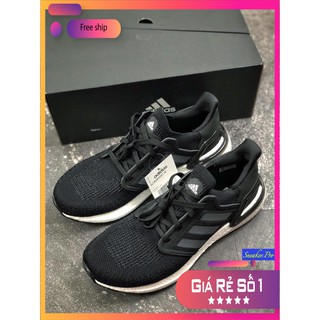 (Ultra Boost) Giày thể thao nam nữ Ultra Boost 6.0 đen vạch xám bản 2020 siêu đẹp, năng động (VIDEO CẬN CẢNH + FREESHIP)