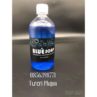 Dung dịch tạo bọt bluesoap , greensoap 500ml dùng làm sạch , vệ sinh sau phun xăm