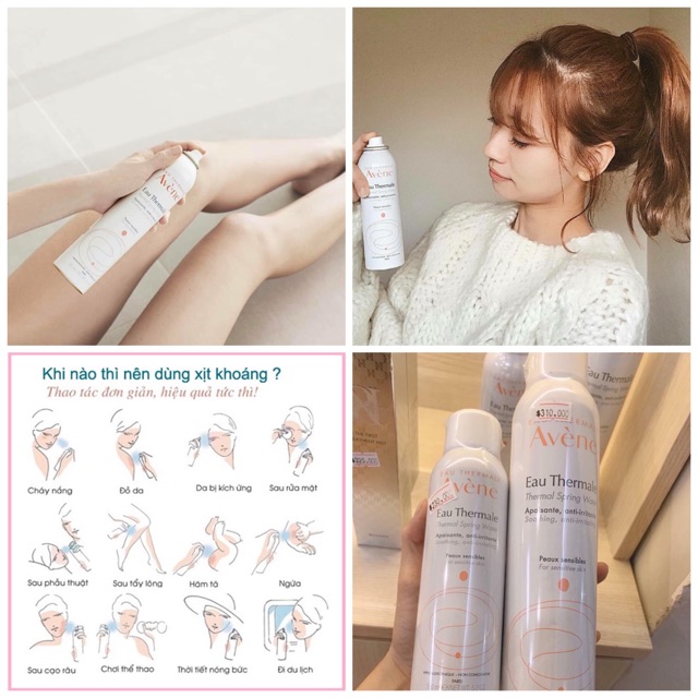 Xịt Khoáng Evene Eau Thermale Chuẩn Pháp