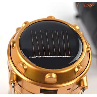 IE❤Solar Power Rechargeable LED Flashlight Camping Tent Light Torch Lamp Lantern