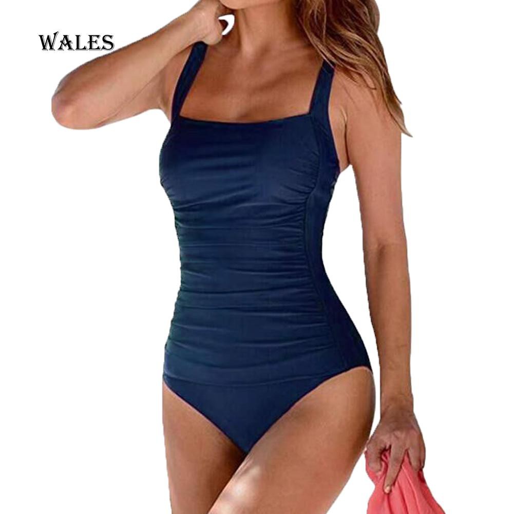 Đồ tắm một mảnh trơn màu phong cách quyến rũ dành cho nữ | BigBuy360 - bigbuy360.vn