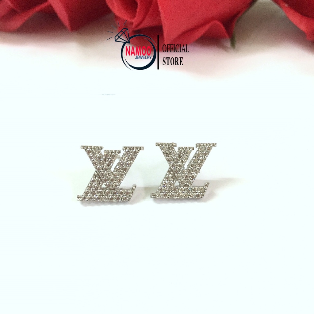 Khuyên Nụ Bạc Đính Đá T712 Namoo Jewelry