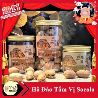 Hạt Hồ Đào Mỹ Organic Tẩm Vị Socola (Quà Biếu - Quà Tết - Ăn Trực Tiếp) Giá Tốt Hũ 300g - 400g - 500g
