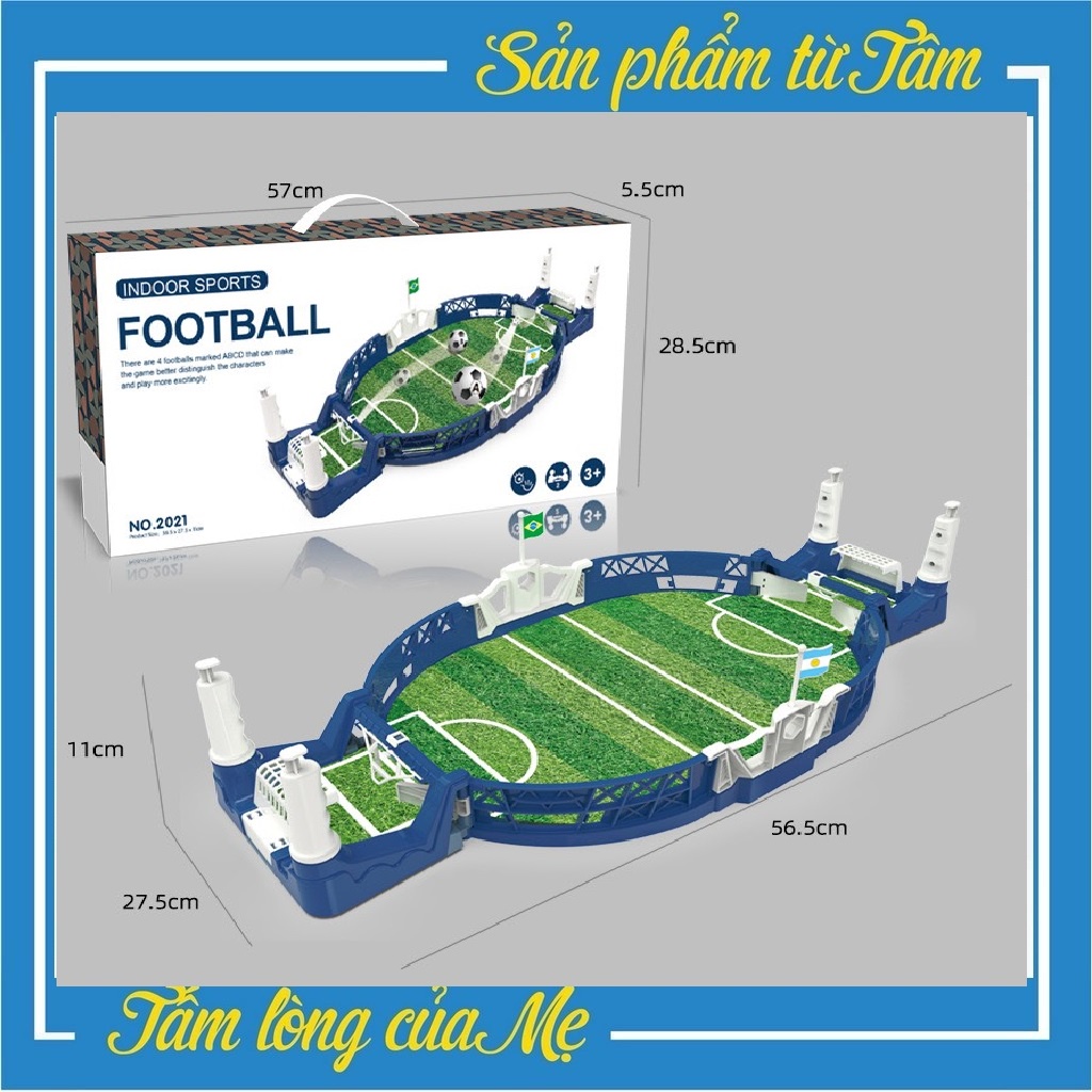 Bộ Đồ Chơi Bóng Đá World Cup Thu Nhỏ Trên Bàn – Đồ Chơi Đá Banh Trẻ Em Gia Đình - Football Table Sport - Super Game