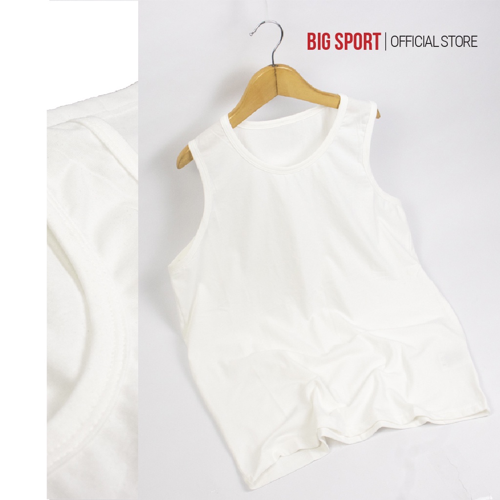 Áo Sát Nách Nam Big Sport Chất Liệu Cotton Mềm Mại, Thấm Hút Tốt, Co Giãn Thoải Mái, Màu Sắc Trẻ Trung, Năng Động BS39