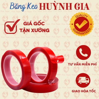 BĂNG KEO 2 MẶT TRONG SUỐT VHB SIÊU BÁM DÍNH ĐỦ SIZE