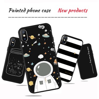 Ốp lưng silicone nhiều kiểu trang trí cho iPhone 6 6s 7 8 Plus X XS MAS XR