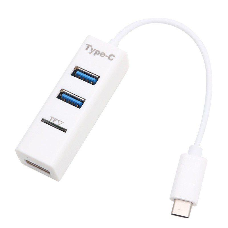 Đầu Đọc Thẻ Nhớ 3 Cổng Usb 3.1 Type C Cho Macbook