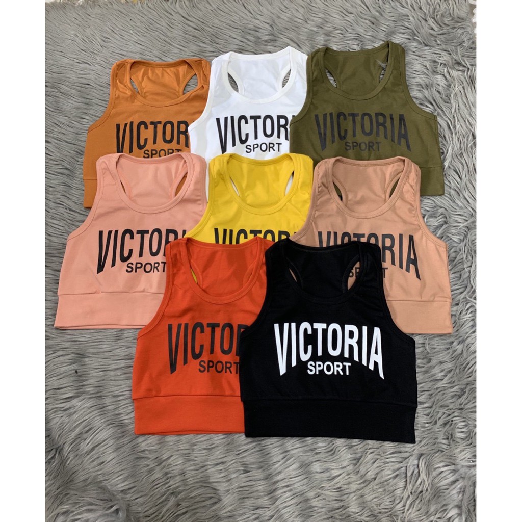 Áo ba lỗ Croptop Victoria cực xinh chất thun đẹp