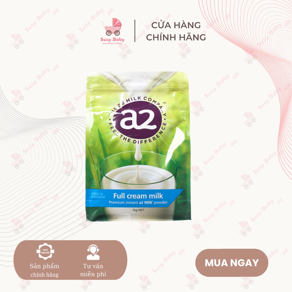 Sữa A2 Úc Nguyên Kem/Tách Kem (Date Mới 2023) 1kg Chính Hãng