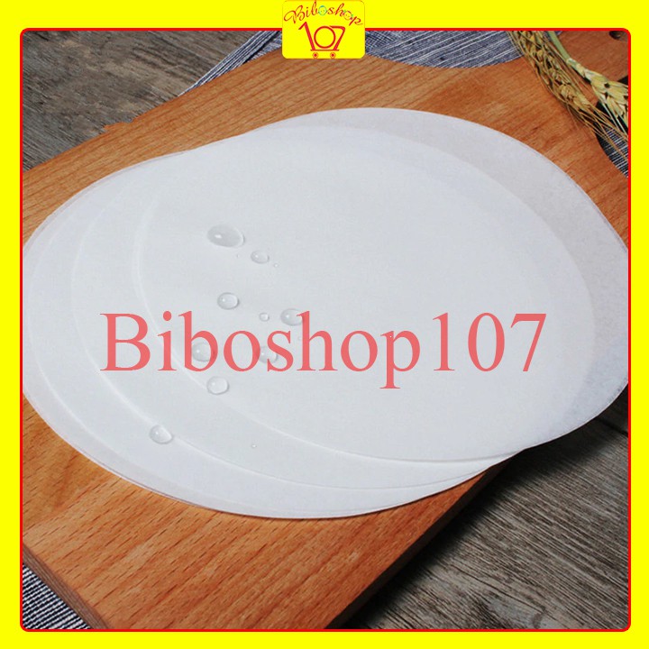 Giấy lót bánh bao, giấy lót nồi 14cm - Giấy nến chống dính