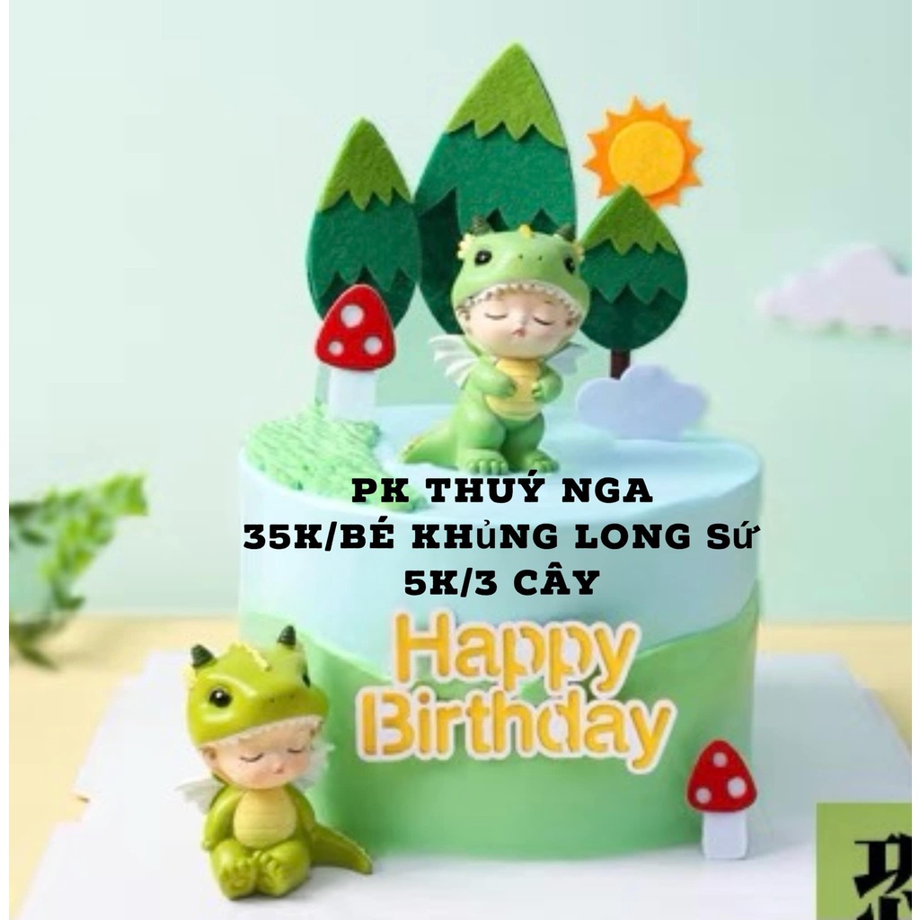 5 Bé khủng long nhựa