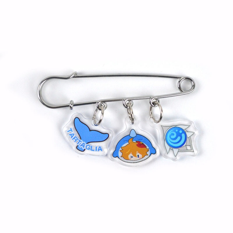 Bộ 3 Ghim Cài Áo Hình Động Vật Dễ Thương