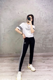 Quần legging 3 sọc kinh điển
