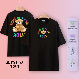 Áo thun ADLV 35 Gấu Bông form rộng,chất vải 100% COTTON 2 CHIỀU cao cấp - In cao su chất lượng - Mỹ Tú Store