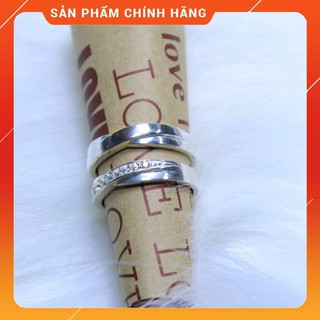 [BẠC 925] Nhẫn cặp đôi bạc giá rẻ ND001