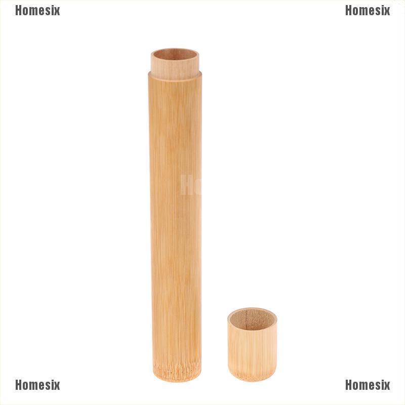 [zHMSI] Natural Bamboo Toothbrush Tube Toothbrush Holder Toothbrush Case Bamboo Tube TYU