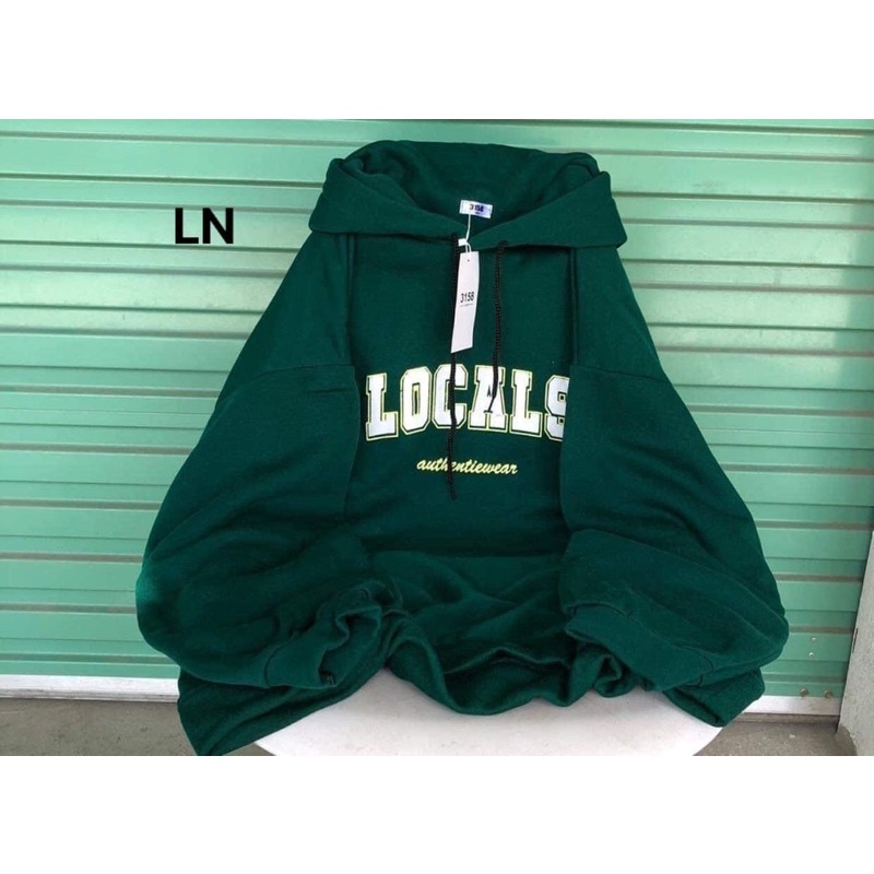 Áo hoodie Locals mũ 2 lớp DA6