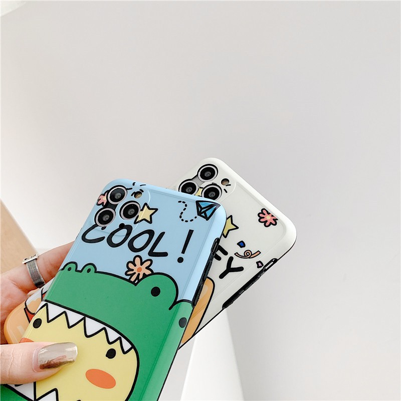 Ốp lưng iphone Crocodile Cat IMD dày dặn viền nổi 5/5s/6/6plus/6s/6splus/7/7plus/8/8plus/x/xs/11/12/pro/max/plus/promax | BigBuy360 - bigbuy360.vn