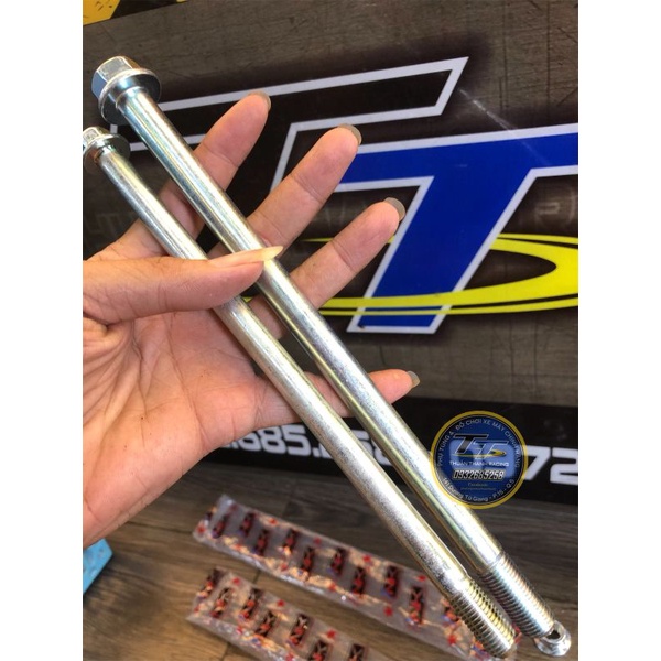 Cốt đùm trước sau sport/ cốt bánh trước sau NK kèm tán - Xipo/Satria2k/Rg110/Rgx/Rgv120