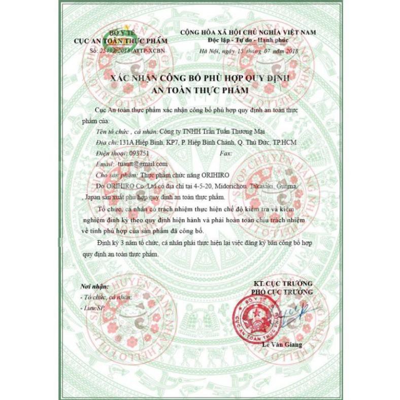 ORIHIRO | SỤN VI CÁ MẬP 360/390 Viên NHẬT BẢN 100% shopnhatlulu | BigBuy360 - bigbuy360.vn