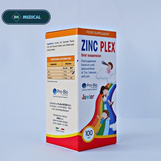 [SỈ ĐẠI LÝ INBOX] ZINC PLEX BỔ XUNG KẼM, LYSIN, SELEN GIÚP BÉ TĂNG ĐỀ KHÁNG, KÍCH THÍCH ĂN NGON 100ML