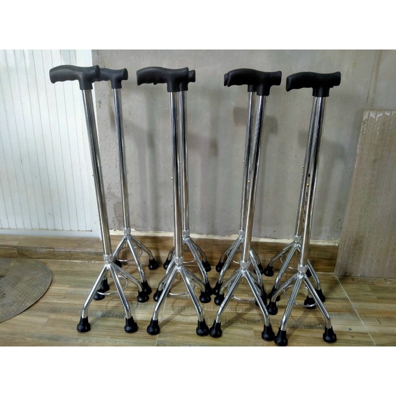 Cao su gậy 3-4 chân inox