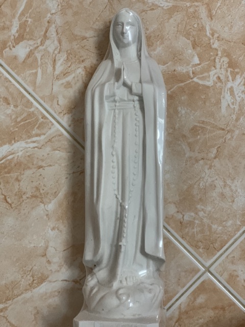 Tượng đức mẹ tà pao cao 30cm