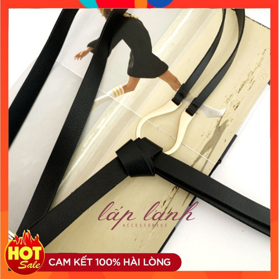 [Có sẵn] THẮT LƯNG DÂY LƯNG DA PU BELT MẶT KIM LOẠI PHỐI ĐẦM, VEST PHONG CÁCH RETRO CÁ TÍNH THỜI TRANG DL06